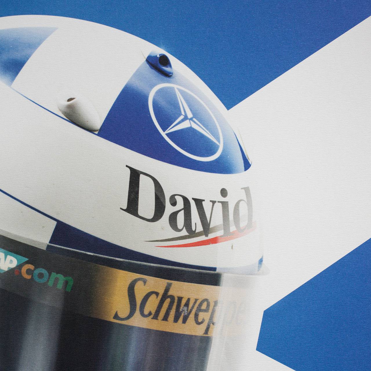 David Coulthard - Helmet - 2000 - Poster