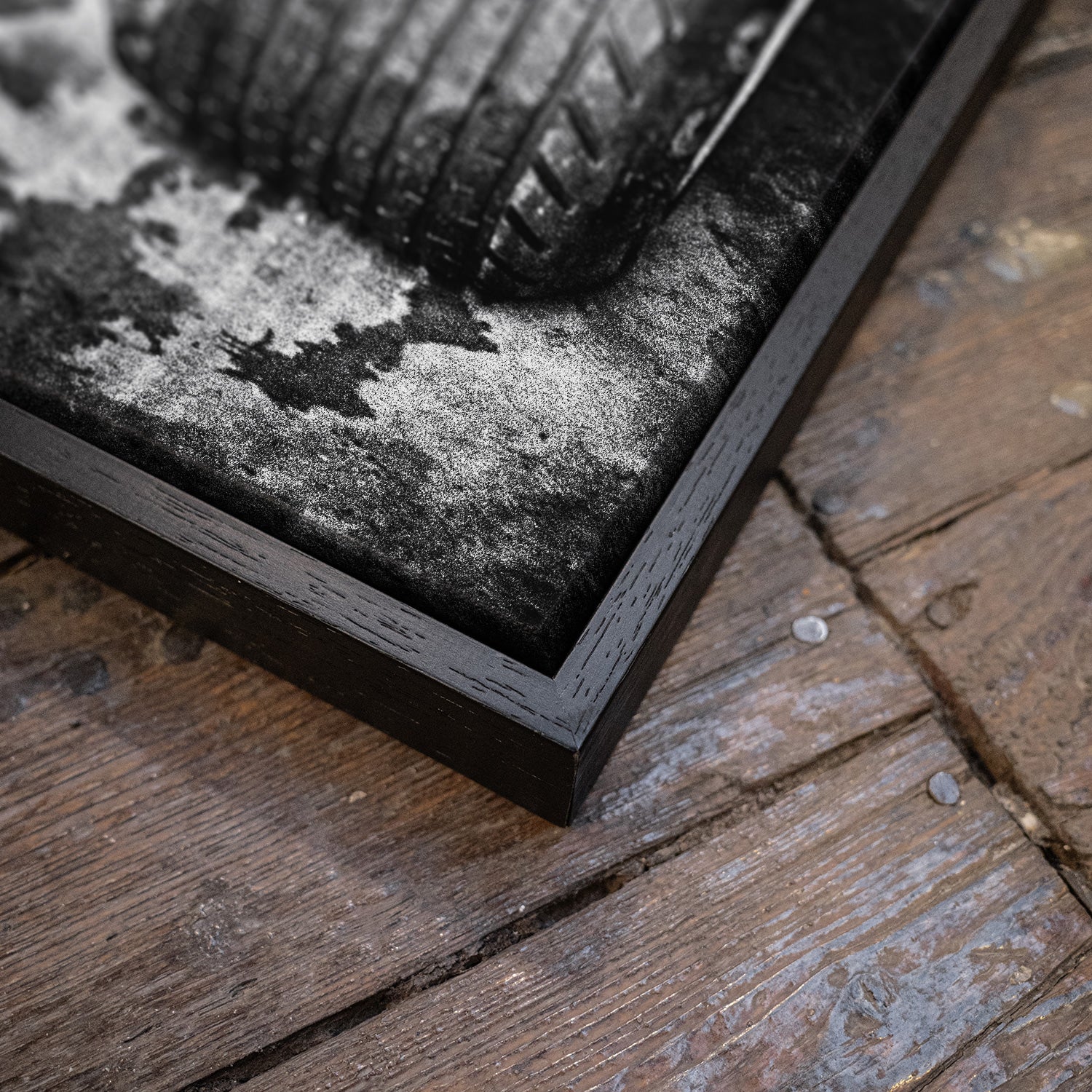 Framed Canvas Print "Dinner" by Richard Kelley