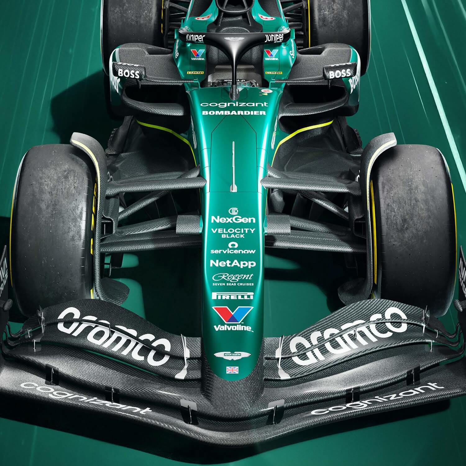 Aston Martin Aramco Formula One® Team AMR24 | 2024 Hyper-Focus | Official Event Poster