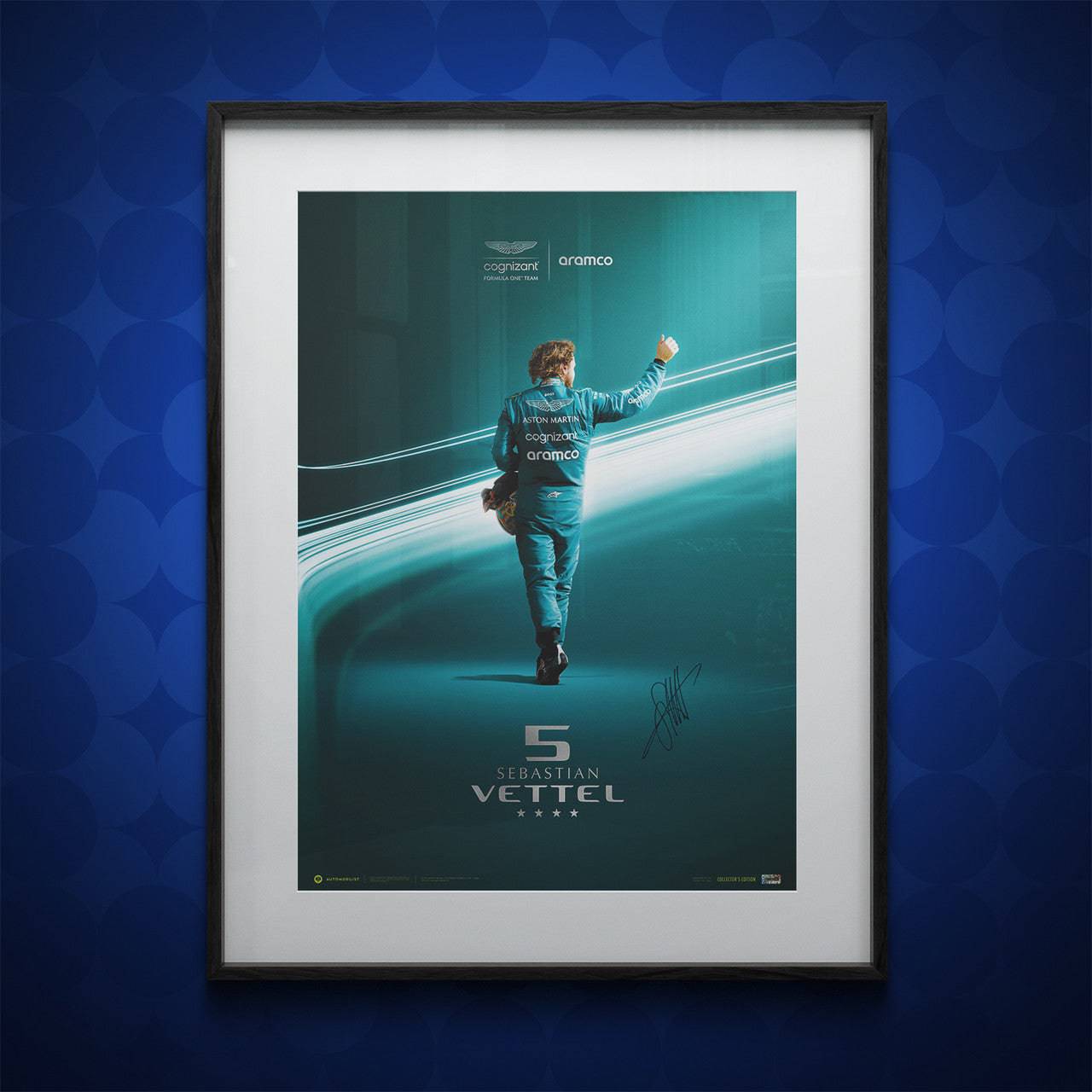 Signed by Sebastian Vettel - Aston Martin Aramco Cognizant Formula One™ Team - Final Lap - 2022 | Collector's Edition