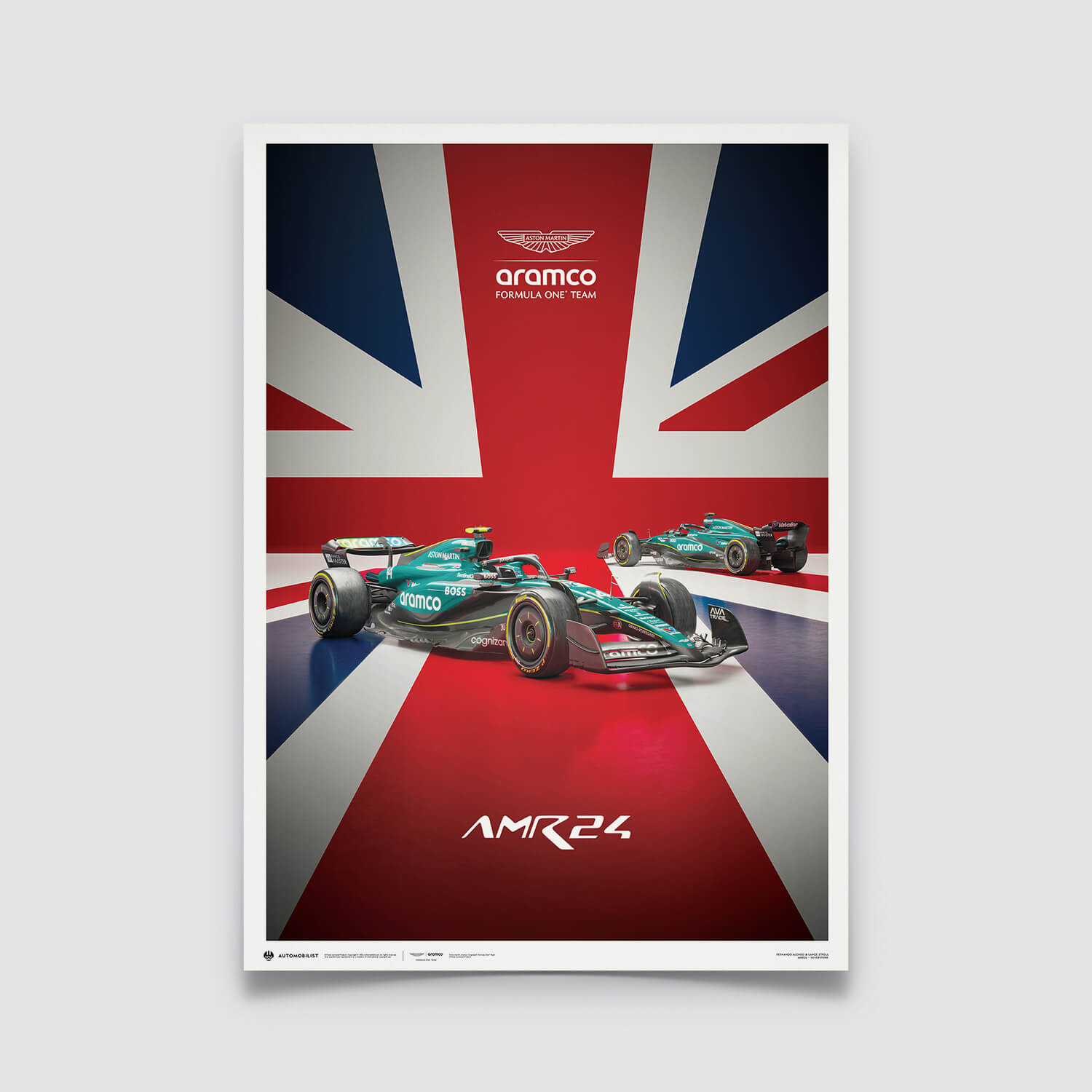 Aston Martin Aramco Formula One® Team | 2024 British Grand Prix | Official Event Poster
