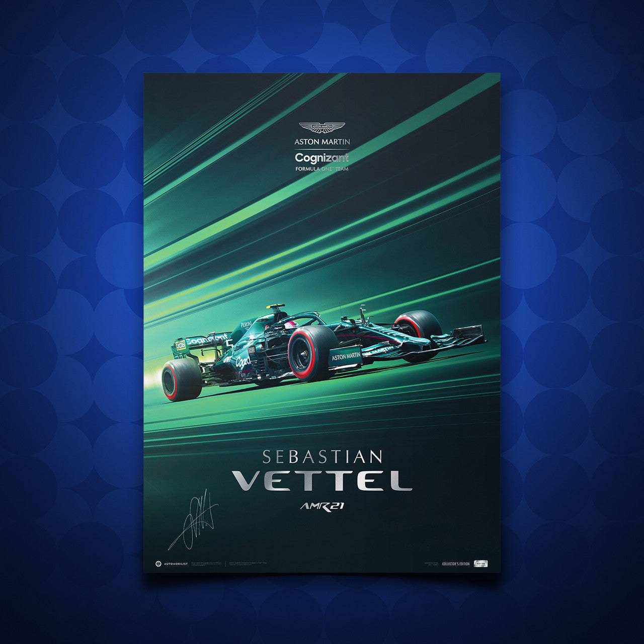 Sebastian Vettel - Aston Martin Cognizant Formula One™ Team - 2021 | Signed Collector’s Edition