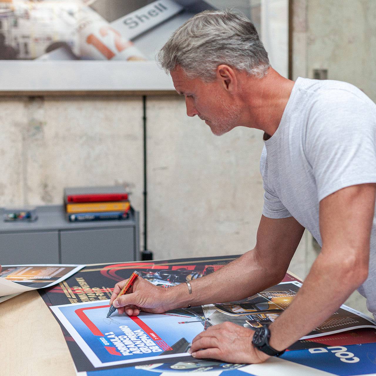 DAVID COULTHARD - FORMULA 1 ARAMCO GRAN PREMIO DE ESPAÑA 2021 | SIGNED LIMITED EDITION