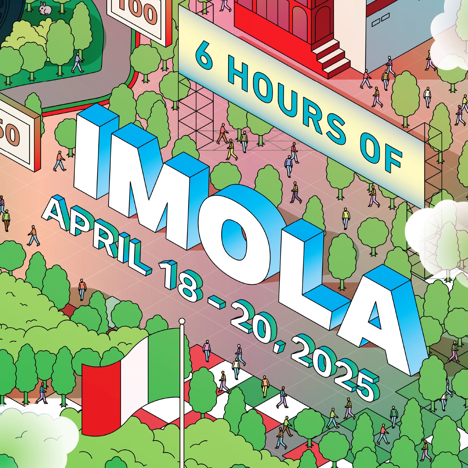 FIA WEC 2025 | 6 Hours of Imola | Official Event Poster