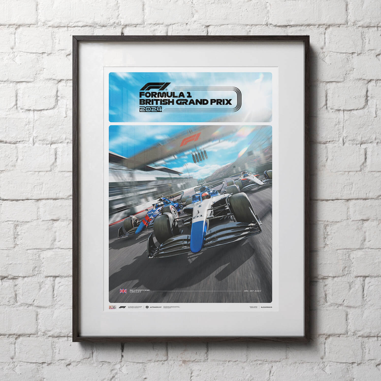 British Grand Prix | 2024 Formula 1 | Grand Prix Poster