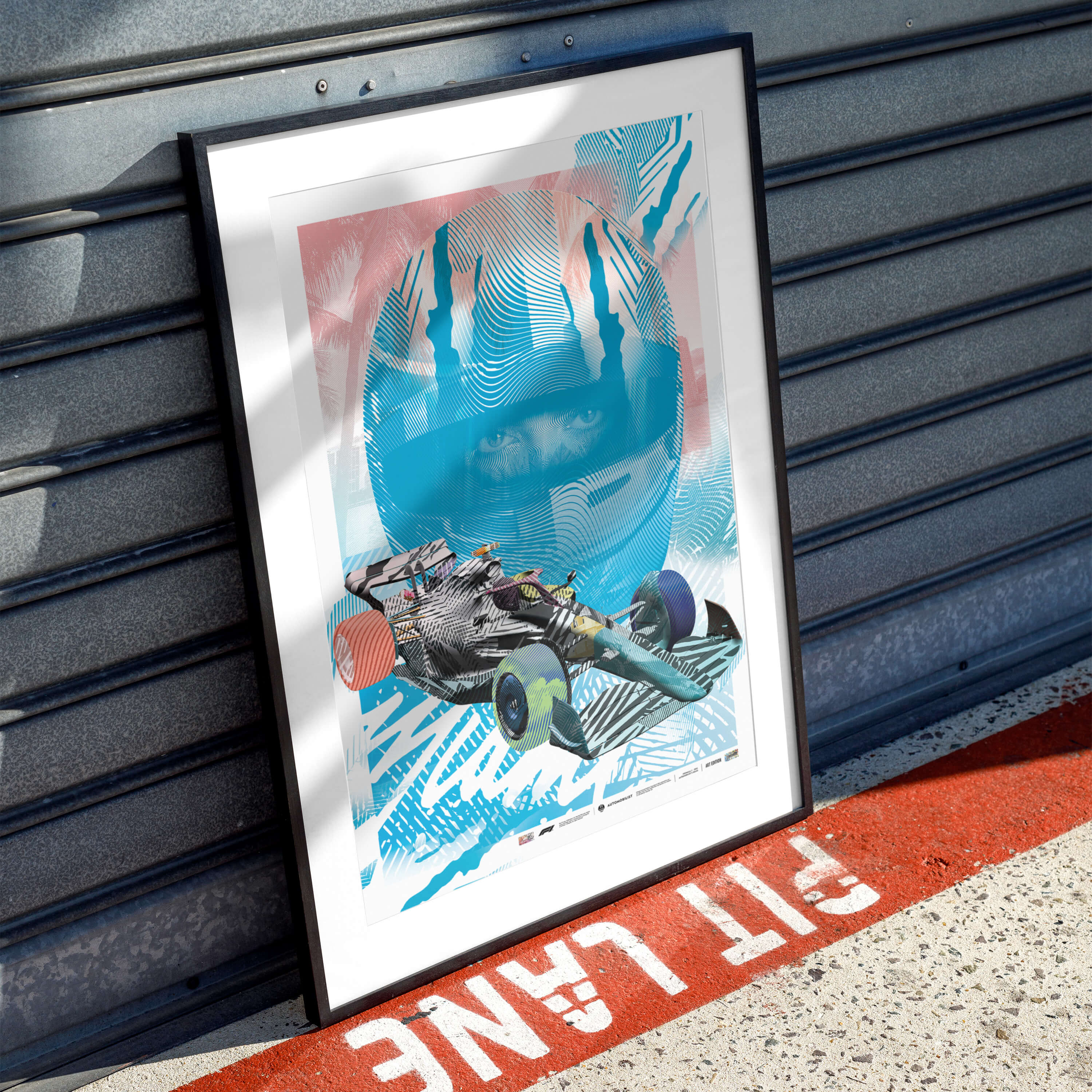 Miami Edition | 2ALAS Artist Series Blue | Formula 1 Poster