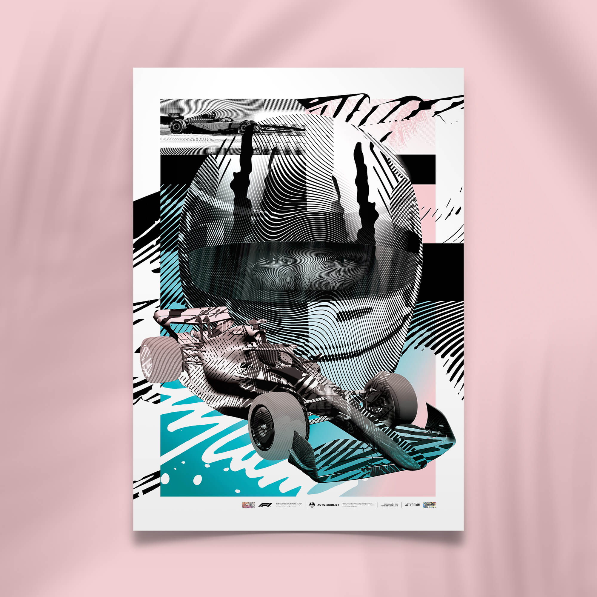 Miami Edition | 2ALAS Artist Series Black | Formula 1 Poster