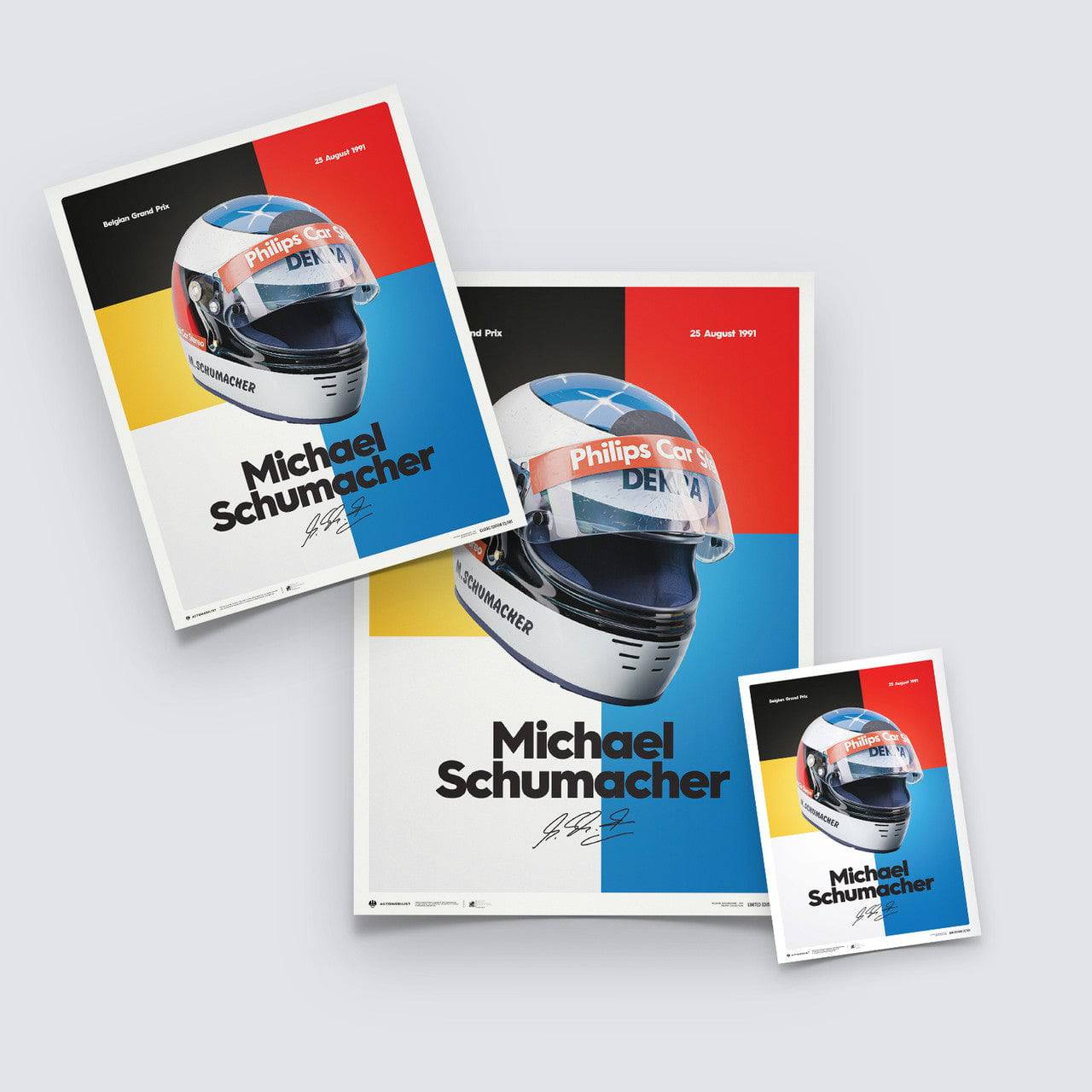 Michael Schumacher - Helmet - 1991 - Automobilist