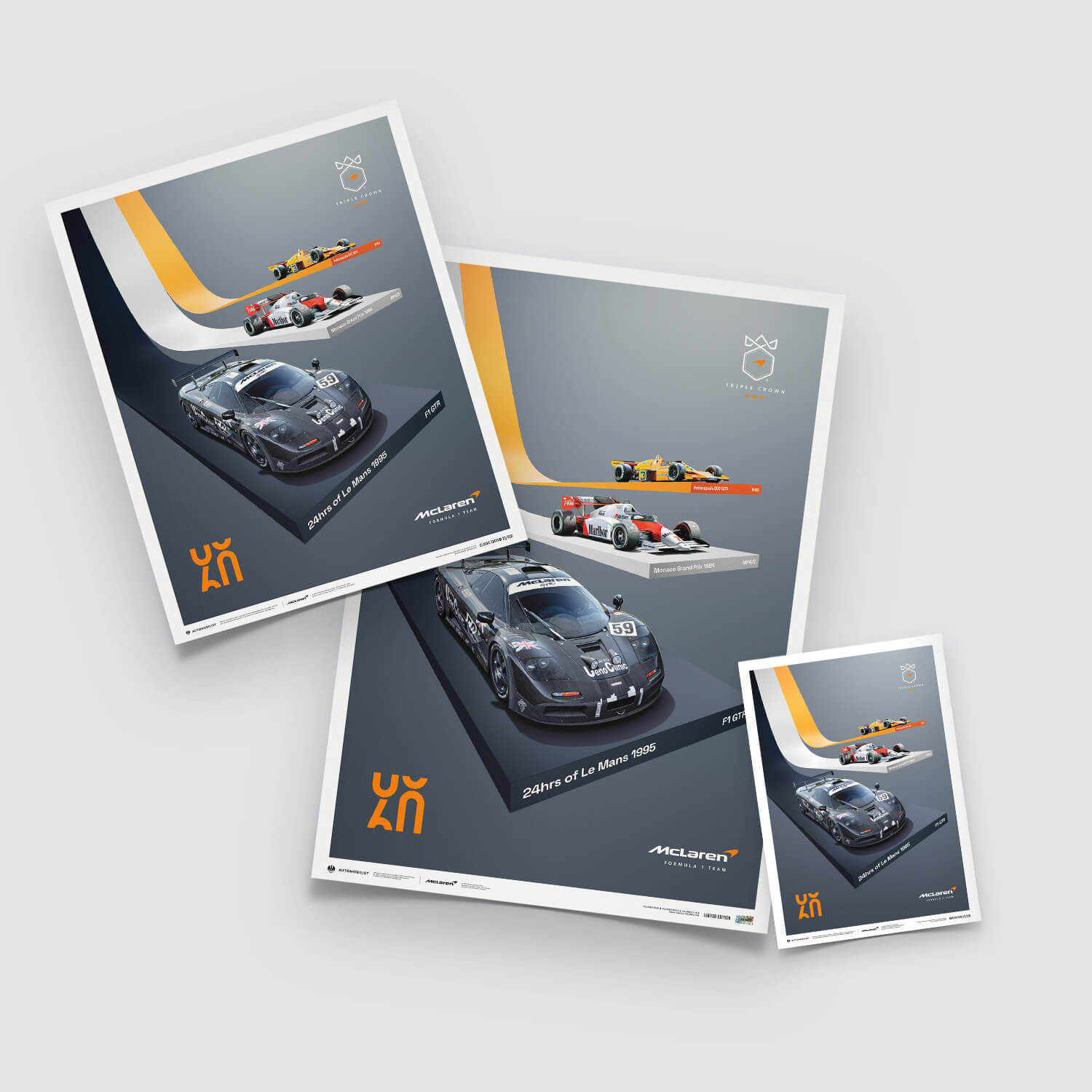 McLaren Racing | 2023 The Triple Crown 60th Anniversary | McLaren Poster