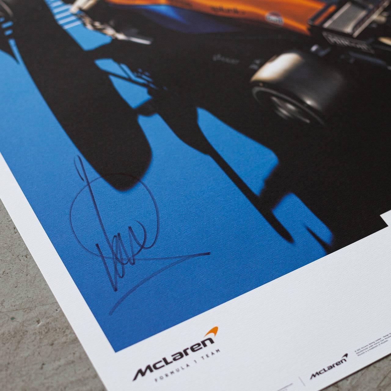 Lando Norris Signed - McLAREN FORMULA 1 TEAM - LANDO NORRIS - 2021 | Limited Edition