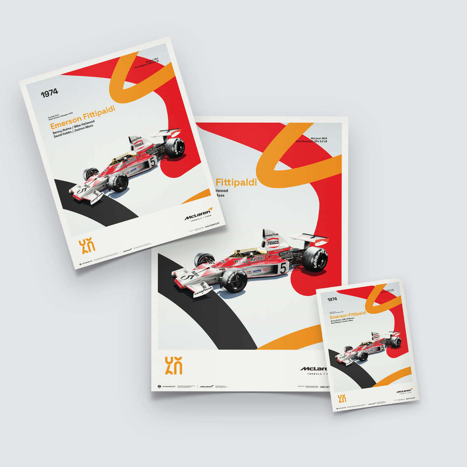 McLaren Racing M23 | 1974 60th Anniversary | McLaren Poster
