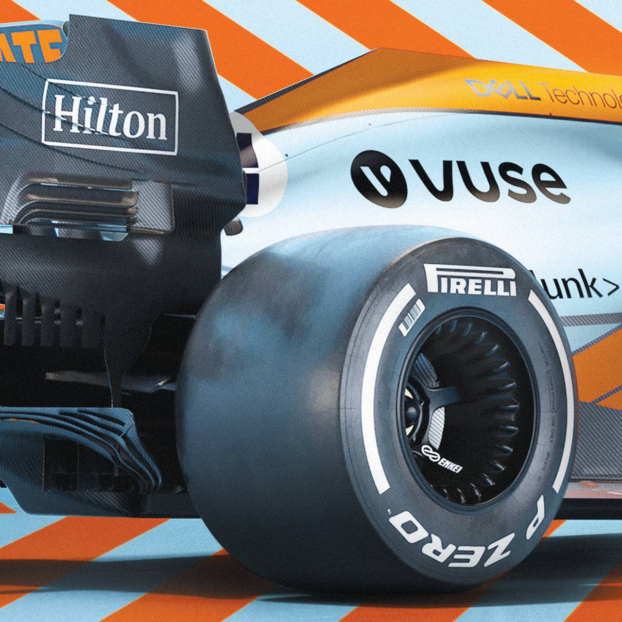 McLaren x Gulf - Lando Norris - Horizontal - 2021 | Limited Edition