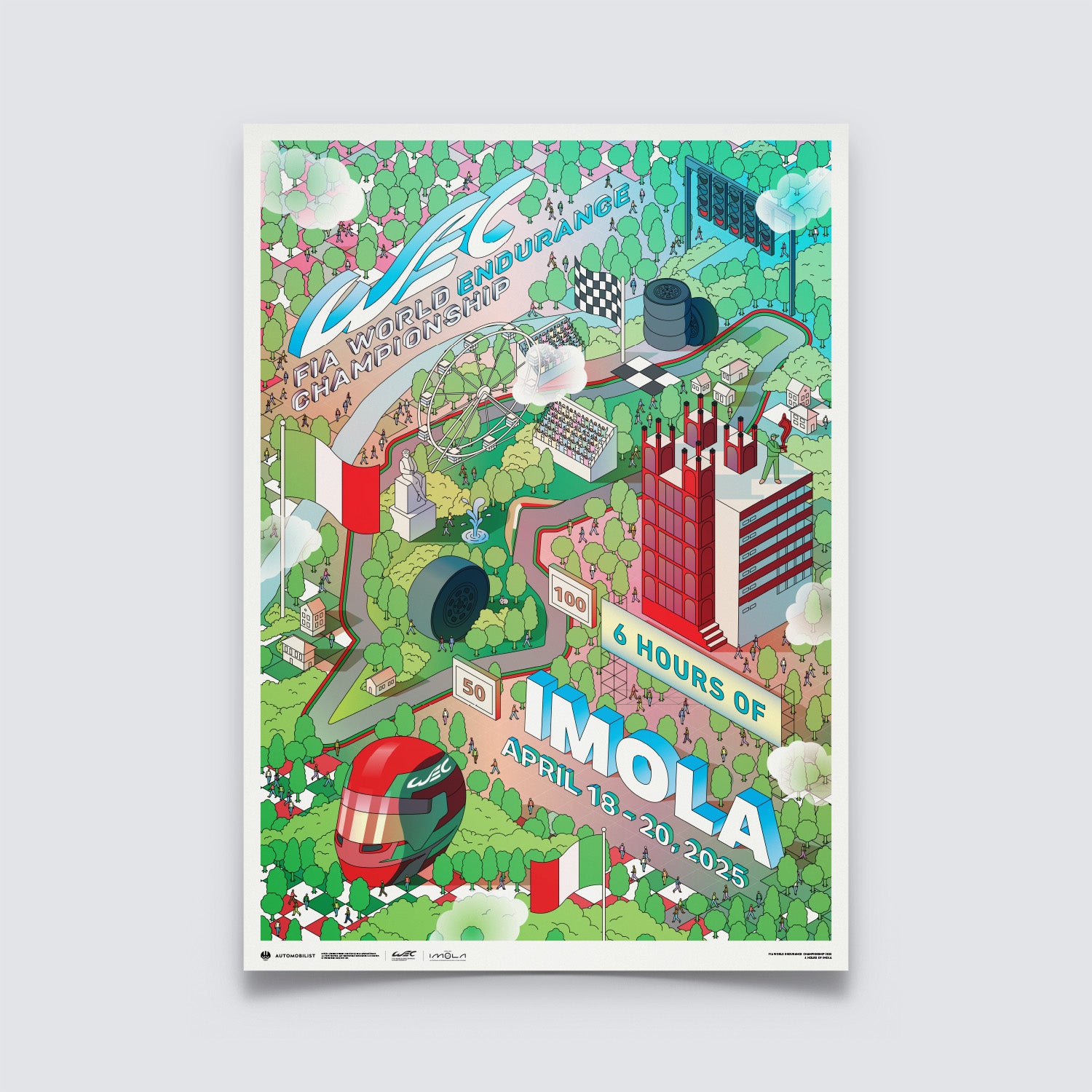 FIA WEC 2025 | 6 Hours of Imola | Official Event Poster