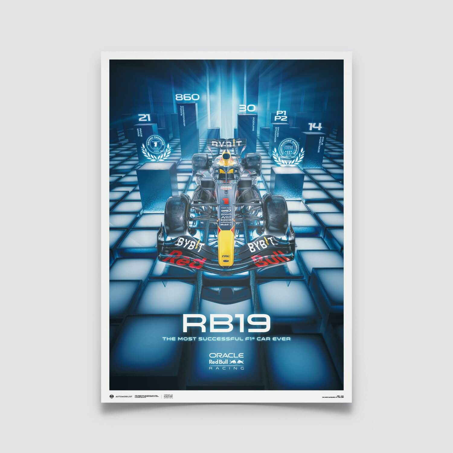 Oracle Red Bull Racing RB19 | 2023 The Most Successful F1® Car Ever | Red Bull Poster