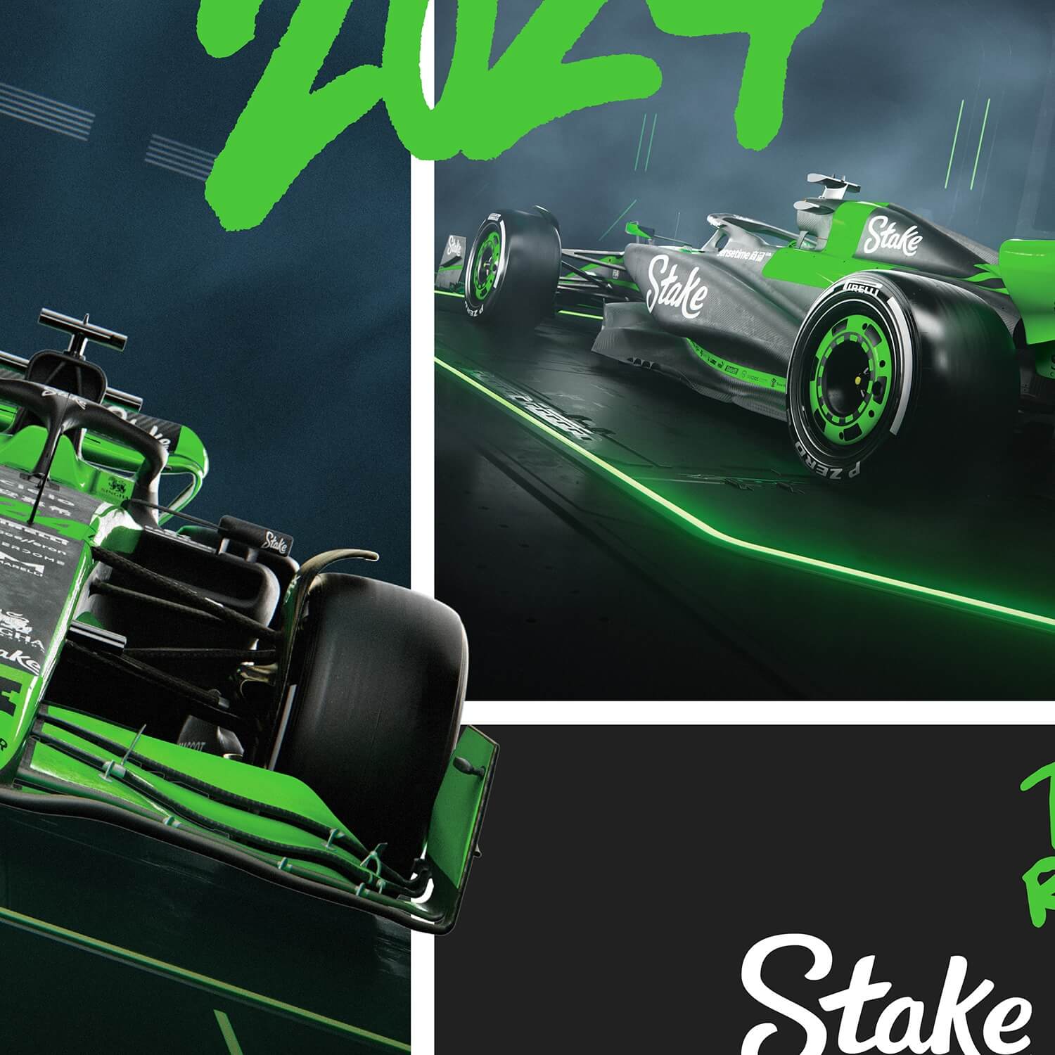 KICK Sauber C44 | 2024 #Unleashed | Stake F1 Team KICK Sauber Poster