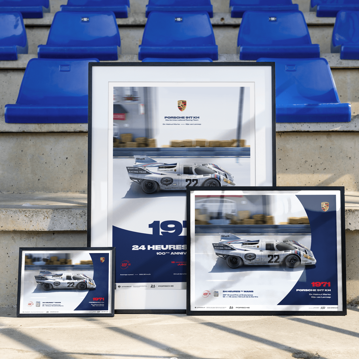 Porsche 917 KH | 1971 100th Anniversary | 24h Le Mans Poster